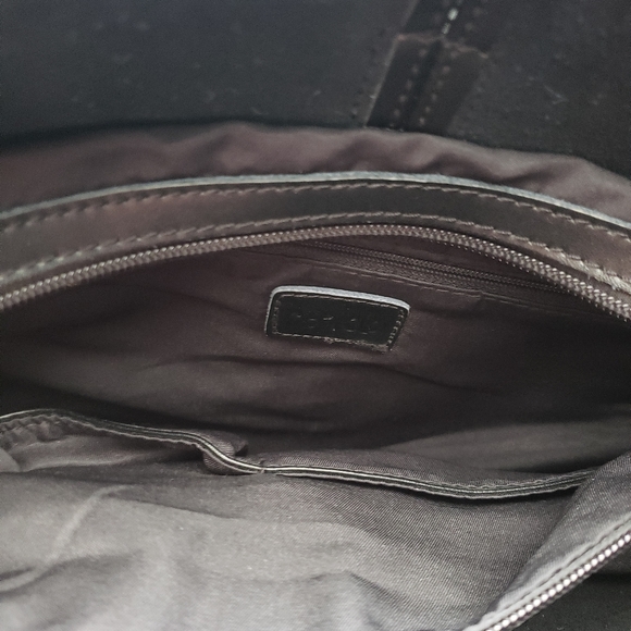 *Co-Lab Leather Crossbody Saddlebag With Tassel Accent - Picture 4 of 8